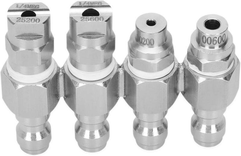 phabcf 4 Way Rod Nozzle Suitable for 7-8 GPM Rod Pressure Washer Nozzle - Image 1